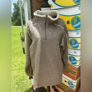 Kuhl Cozy Tan Quarter-Zip Pullover